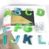 Semi-Stereoscopic Resin Keychain Molds DIY Alphabet Number Casting Mold Jewelry Craft Making Tools for Making Ornaments