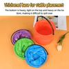Folding Bucket, Art Pen Washing Bucket, Compartment, Pen Inserting Plastic Pen Washing Bucket, Outdoor Sketching Bucket