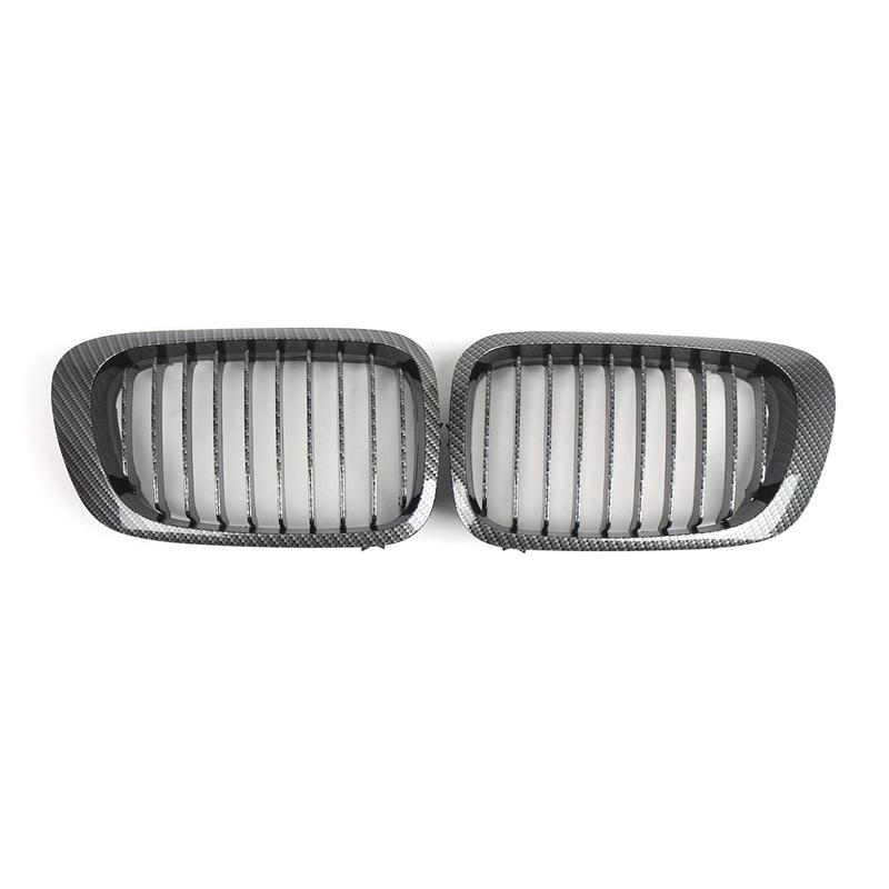 2Pcs Front Kidney Grills Easy Installation Exterior Directly Replace Car Front Grilles for BMW E46 Automotive Accessories