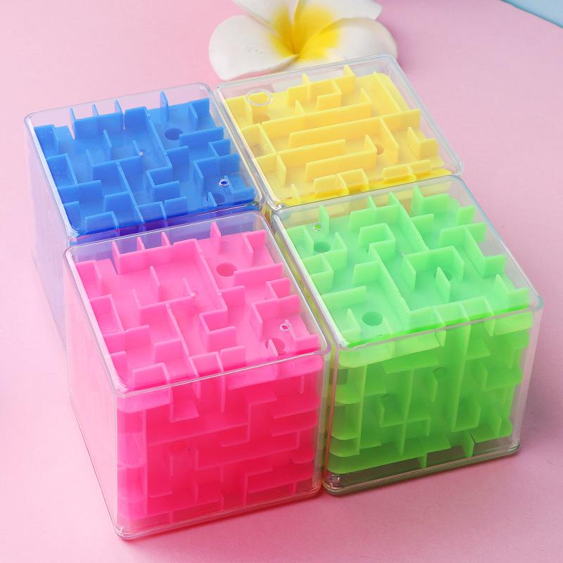 Educational 3D Cube Maze Game Labyrinth Super Brain Toys For Kids Kids Challenges Games Juegos Iq Inteligencia Niños