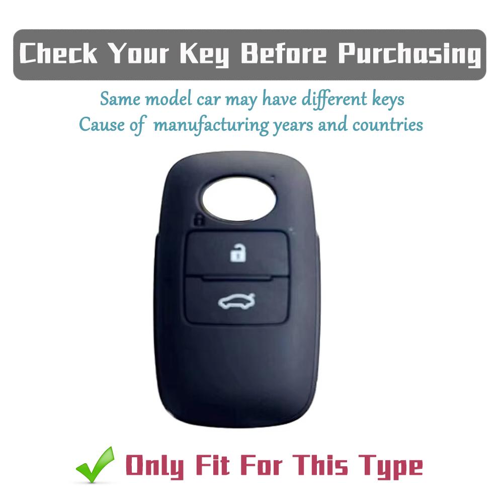 3-Button Tpu Smart Key Fob Cover For Toyota Yaris Ativ Raize Veloz Avanza & Perodua Models – Soft Protective Case