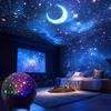 1 Pc Temu explosion starry sky dream projection light star moon atmosphere light northern lights water ripple star spin little magic ball