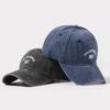 Vintage Embroidered Washed Baseball Cap Unisex Adjustable Soft Top Sun Hat for Outdoor Sports and Casual Wear
