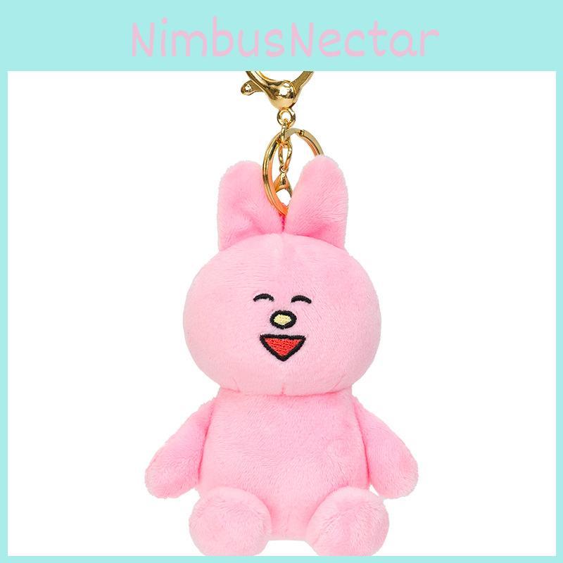 Rabbit Pink Plush Toy Cartoon Cute Doll Backpack Pendant Childrens Holiday Gift