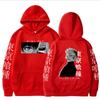 Ghost Graphic Cartoon Japanese Anime Print Pattern Hooded Sweater Male Hoodie Casual Hip-Hop Top