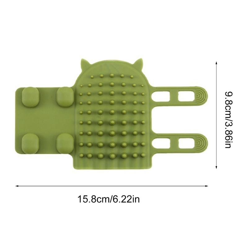 Cat Massager Brushes Corner Scrapeer Hair Removal for Cats Beauty Grooms Corner Brush Removable Cat Grooming Brush