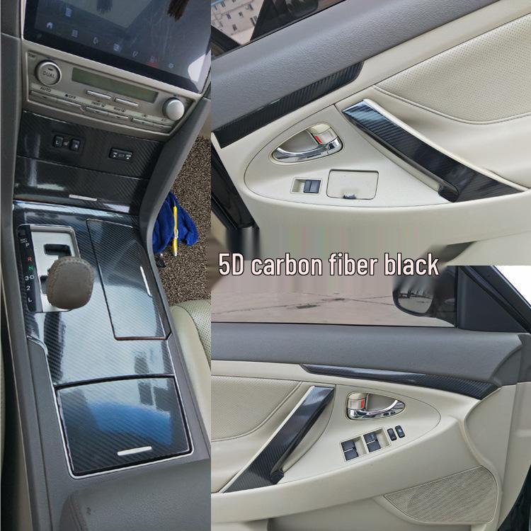 Sixth Gen Camry Gear Shift Carbon Fiber Decorative Stickers