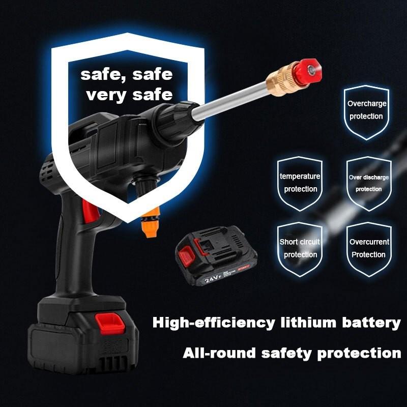 45000RPM Cordless High Pressure Water Jet Car Washer Home Portable Garden Spray Gun Outdoor Car Washing Machine