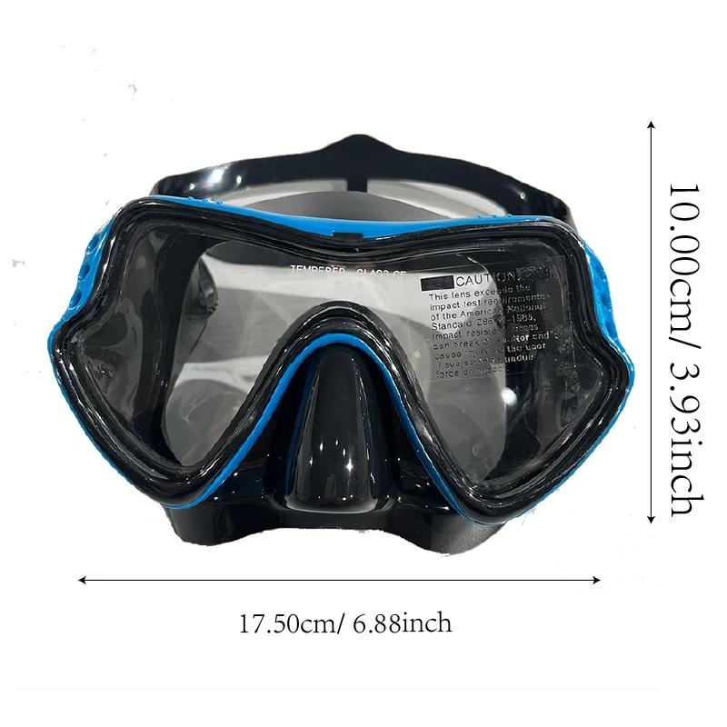 Professional Silicone Equipment Scuba Diving Mask Waterproof Anti-UV Swimming/Diving Glasses Free Diving Goggles