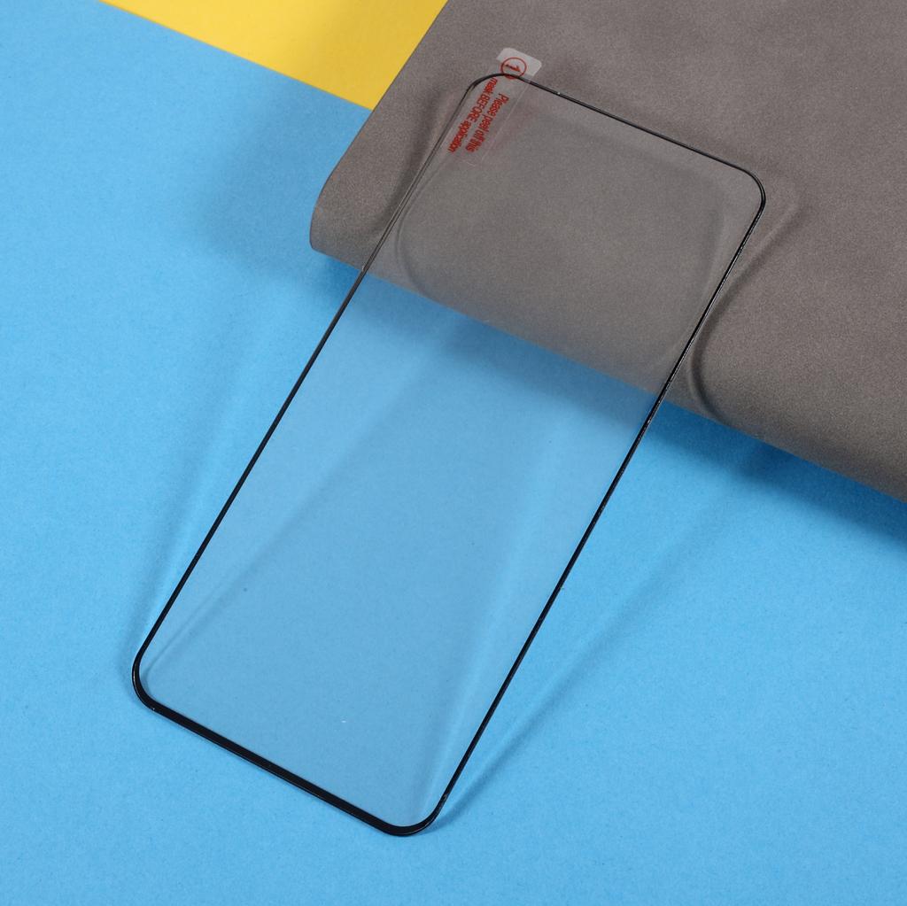 Full Screen Coverage Silk Printing Tempered Glass Film Screen Protector Support Fingerprint Unlock for OnePlus 9 Pro/10 Pro [Full Glue]
