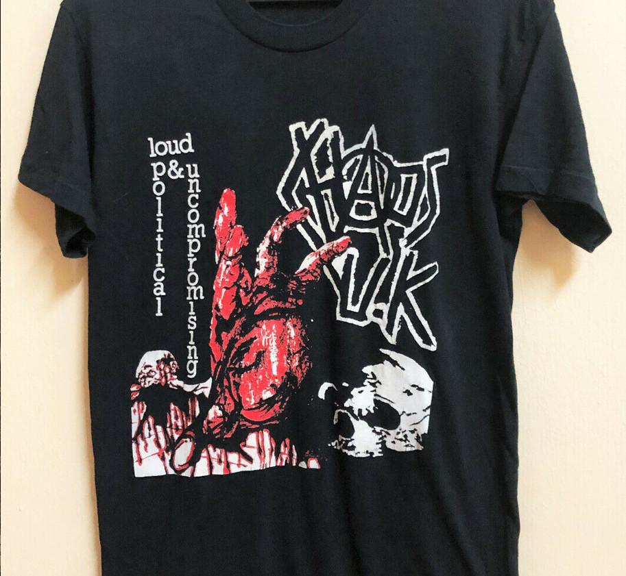 

CHAOS UK band album NEW black Tshirt Unisex All sizes S to 5Xl XA66 Unisex T-Shirt S