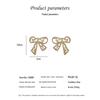 S925 Sterling Silver Gold-Plated Rhinestone Butterfly Earrings: Trendy Korean Long Exaggerated Design