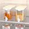 Bouilloire Froide Transparente pour Réfrigérateur Grande Capacité Distributeur de Boissons Glacées Pichet à Jus Camping en Plein Air