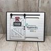 Barn Door Stamp Metal Cutting Dies Embossing Stencil Card Decoration DIY Crafts
