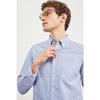 Septwolves Men's Easy-Care Plaid Casual Shirt
