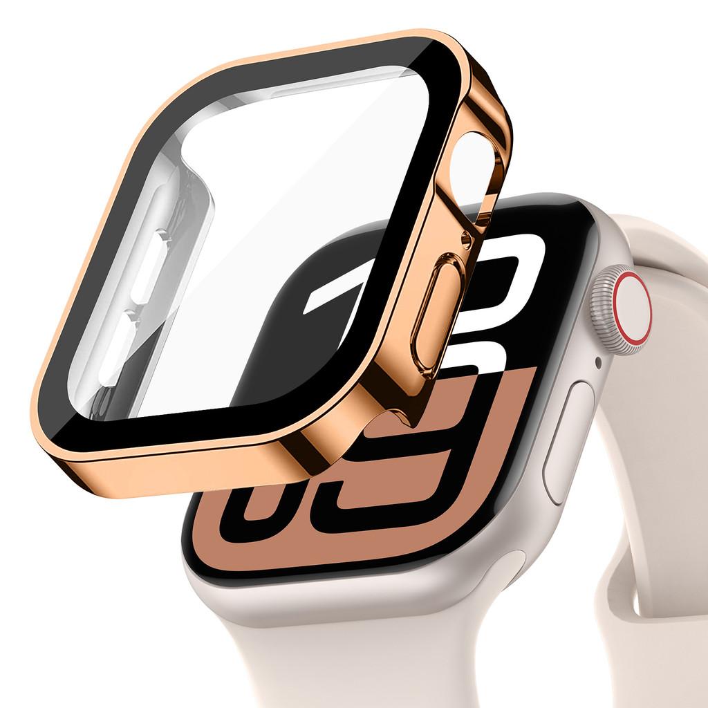 Waterproof Case Screen Protector glass+Cover for Apple Watch Ultra 49mm 46mm 45mm 44mm 42mm 41mm 40mm  iWatch 10 9 8 7 6 5 4
