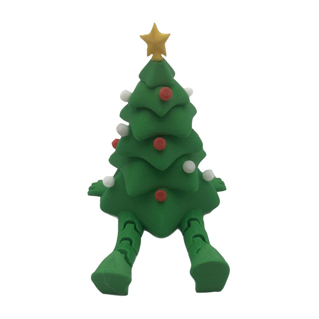 Christmas Tree Ornaments, Long-legged Christmas Tree Joint Movable Toys, Sensory Toys, Suitable For Decorating Tables, Cars, And As Gifts