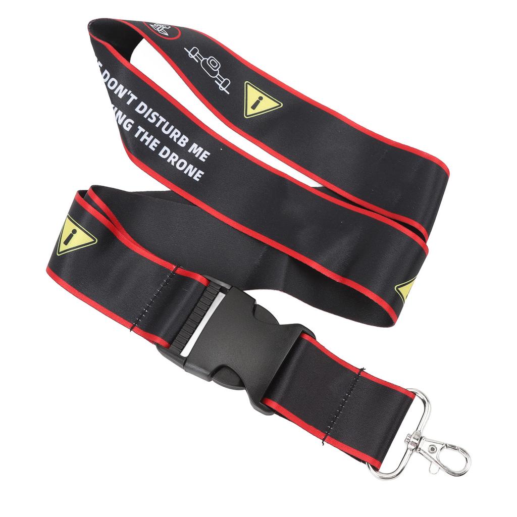 Drone Remote Controller Strap Polyester Fiber Soft with Warning Sign Hook Drone Lanyard for Avata 1