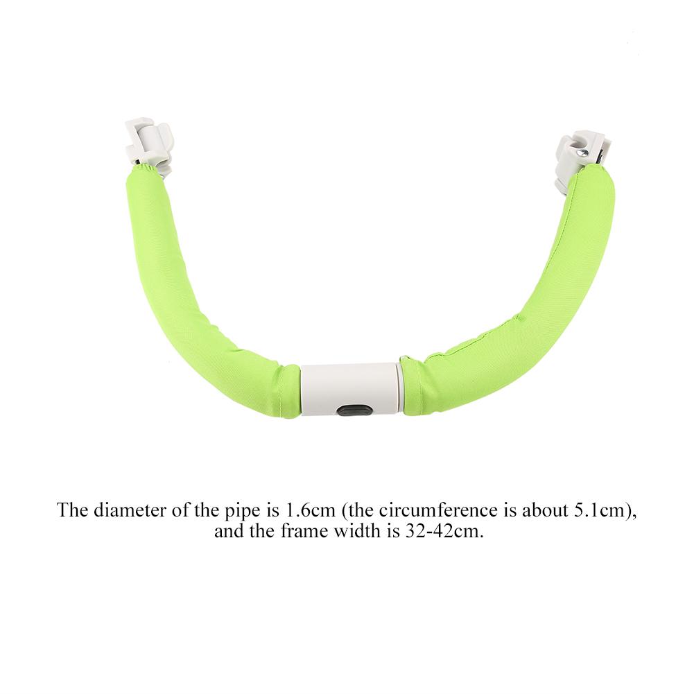 Baby Stroller Handle Handlebar Armrest Bumper Bar Black
