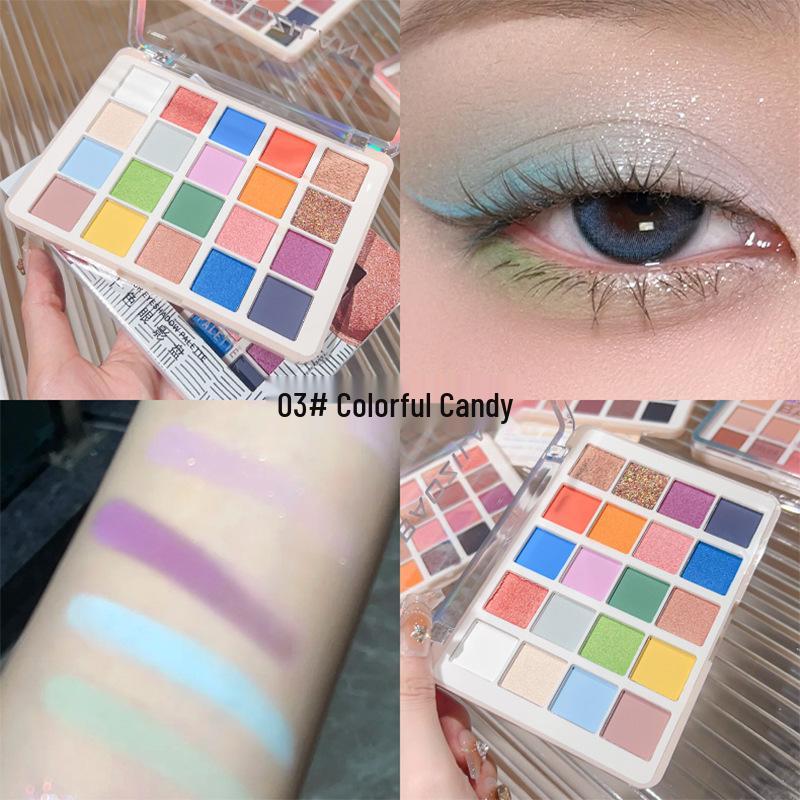 Versatile Multi-Color Eyeshadow Palette: Contour, Highlight & Matte Shimmer Earth Tones