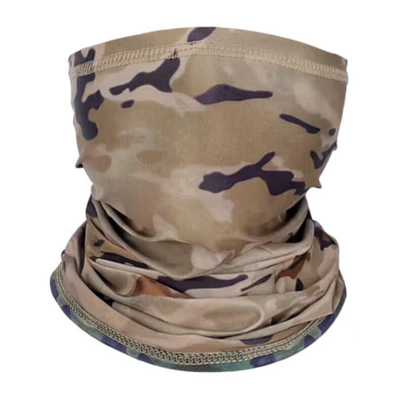 Junnuo Ice Silk Camouflage Neck Gaiter Mask
