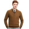 Judger Men's V-Neck Wool Blend Cardigan Sweater
