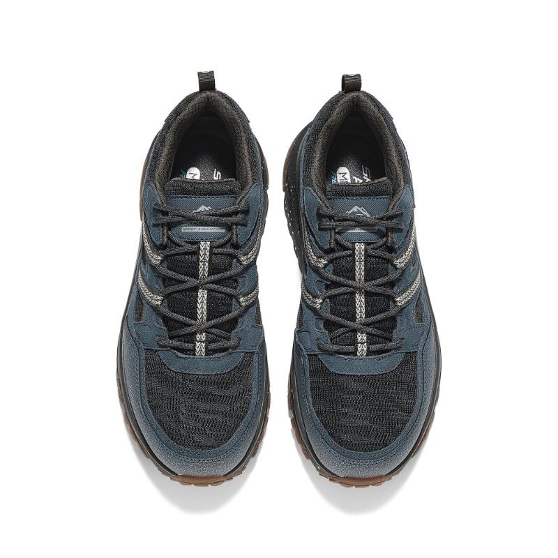 Skechers D'LUX JOURNEY Men Synthetic Leather Outdoor Shoes Navy Blue 237417-NVMT