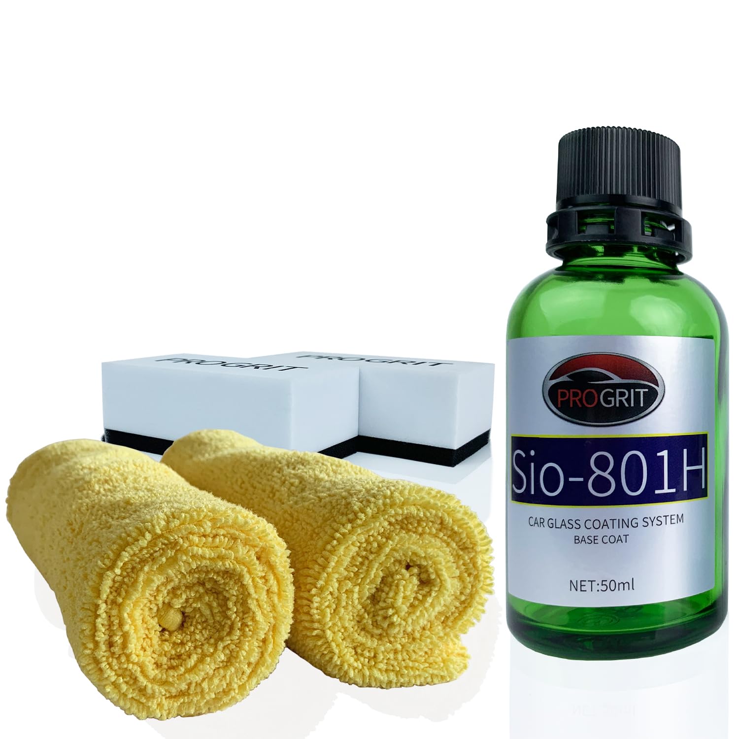 

PROGRIT Отверждающее средство для покрытия стекла Высокая водоотталкивающая способность Высокая прочность Высококлассная модель Коммерческое использование Профессиональная спецификация Емкость 50 мл