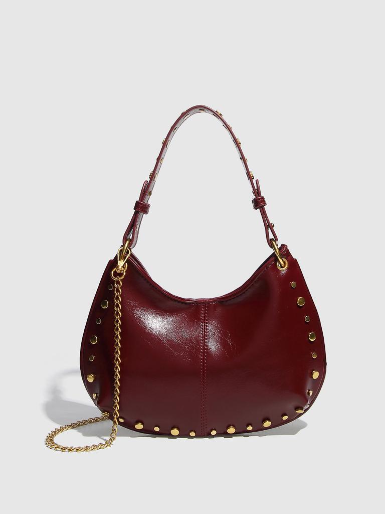 2026 Nuova Moda Trendy Borsa Sottobraccio Borsa a Mano Rivettata Borsa a Spalla a Catena Borsa a Tracolla Bost