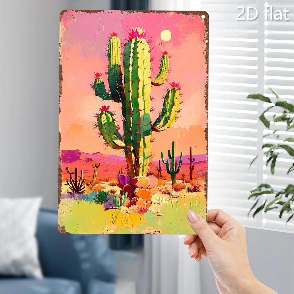 2D Flat Retro Logo - Rustic Indoor/Outdoor Decor, Art Home Office Supplies, Sunset Images