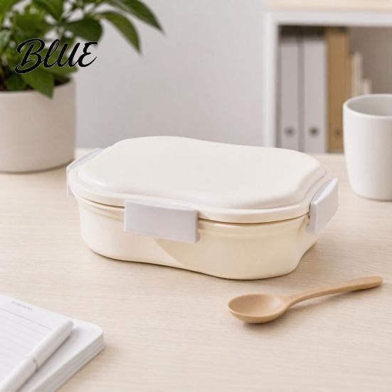 Portable Lunch Box Snack Container with Separate Compartments Design
