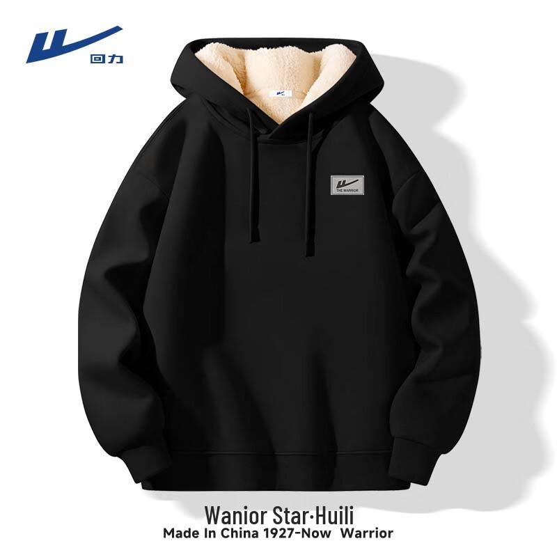 Warrior Men s Hooded Fleece Pullover Hoodie L