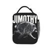 Jimothy Raccoon Insulated Lunch Bags Portable Reusable Cooler Bag Tote Lunch Box Work Picnic Men Women
