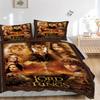 Lord Rings Trilogy Print 3Pcs Bedding Setduvet Cover With 2 Bedropillowcase Home Birthday Gift