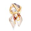 European and American Chain Simulation Silk Printing Silk Scarf Square Scarf High-end Shawl Sunscreen Neck Professional Scarf Headscarf Scarf