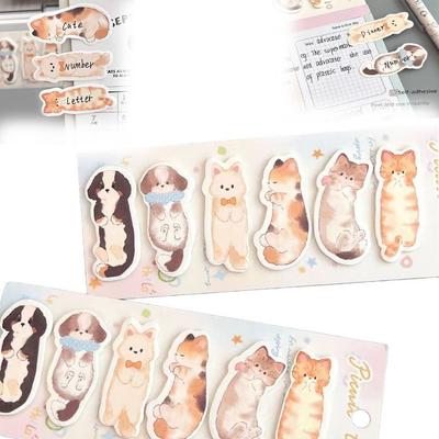 Note Mark Animal Sticky Notes Cartoon Memo Pads New Page Markers Student