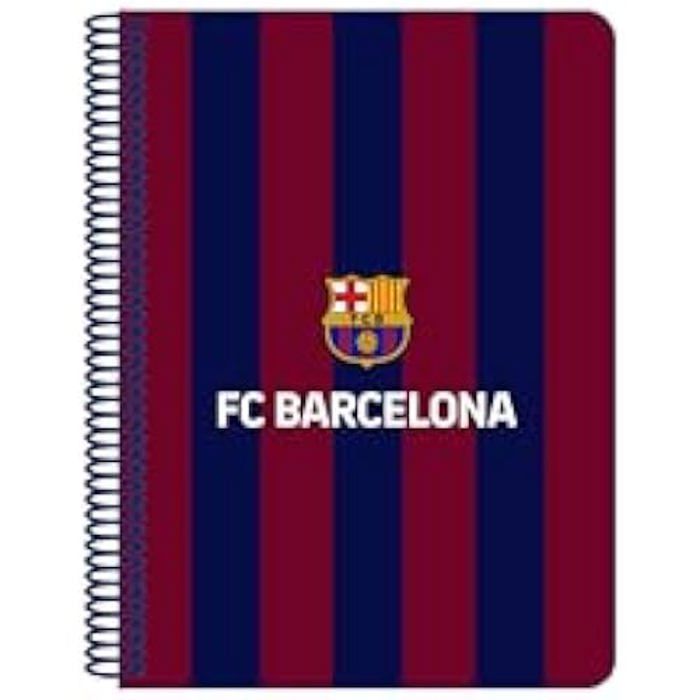 Cahier Quatrième 80 Feuilles - SAFTA - F.C. BARCELONA - Couverture Rigide - Idéal Pour Enfants