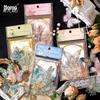 Momo PET 3D Ice Crystal Laser Butterfly Sticker Pack - Spectrum Series