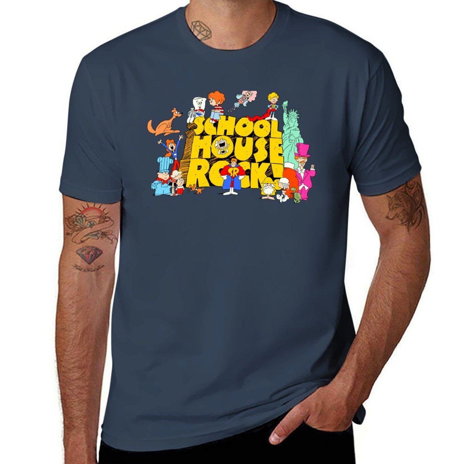 School Rock House TShirt Work Duty Casual TShirt S