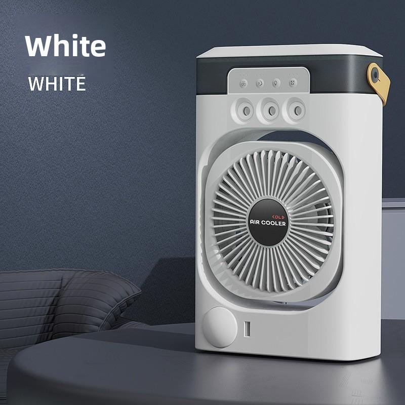 

Portable Spray Air Cooler 3 Speed Silent Desktop Fan with Timer for Summer Cooling Household Use plug-in model белый
