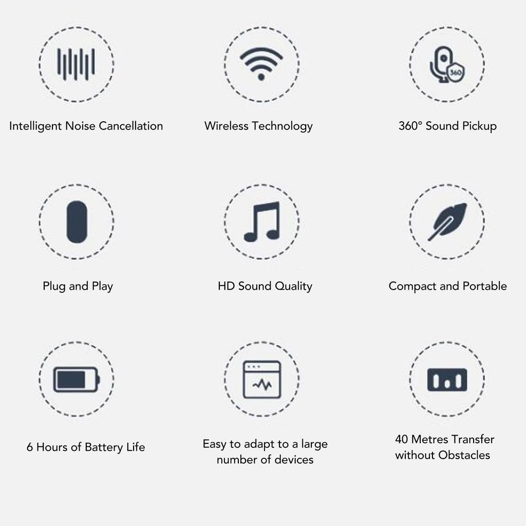 Wireless Flute Microphone with 360° Rotation, Stable Sound Pickup for Guitar, Violin, and Accordion, Shock Mount, and High-Fidelity Sound