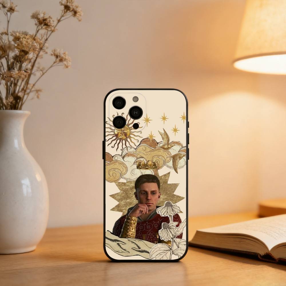 KCD Kingdom Come Deliverance Custodia per Telefono Per iPhone 17,16,15,14,13,12,11 Plus,Pro Max,XS,Copertura Nera in Silicone Morbido