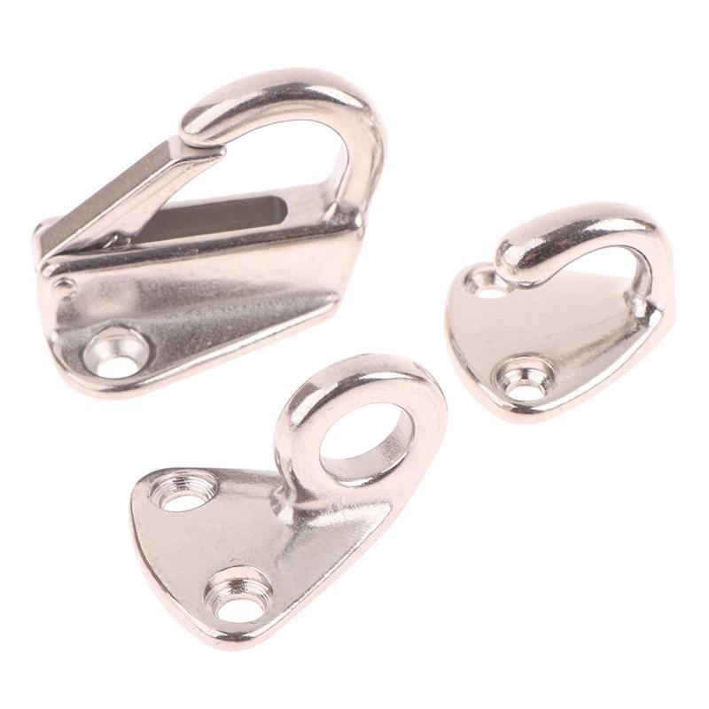 2 Τεμάχια Ανοξείδωτος Ατσάλινος Γάντζος με Ελατήριο Κλείδωμα Ναυτικός Σκάφος Ελατηριωτός Σύνδεσμος Σύνδεση Σχοινιού Γάντζος Προστασίας Εξαρτήματα Υλικού Σκάφους