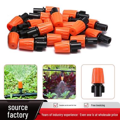 Adjustable Orange Garden Atomizing Sprinkler for Irrigation, Cooling, Dust Control, and Automatic Flower Watering