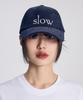 SLOW RECORD HOUSE Slow Corduroy Ball Cap_Navy