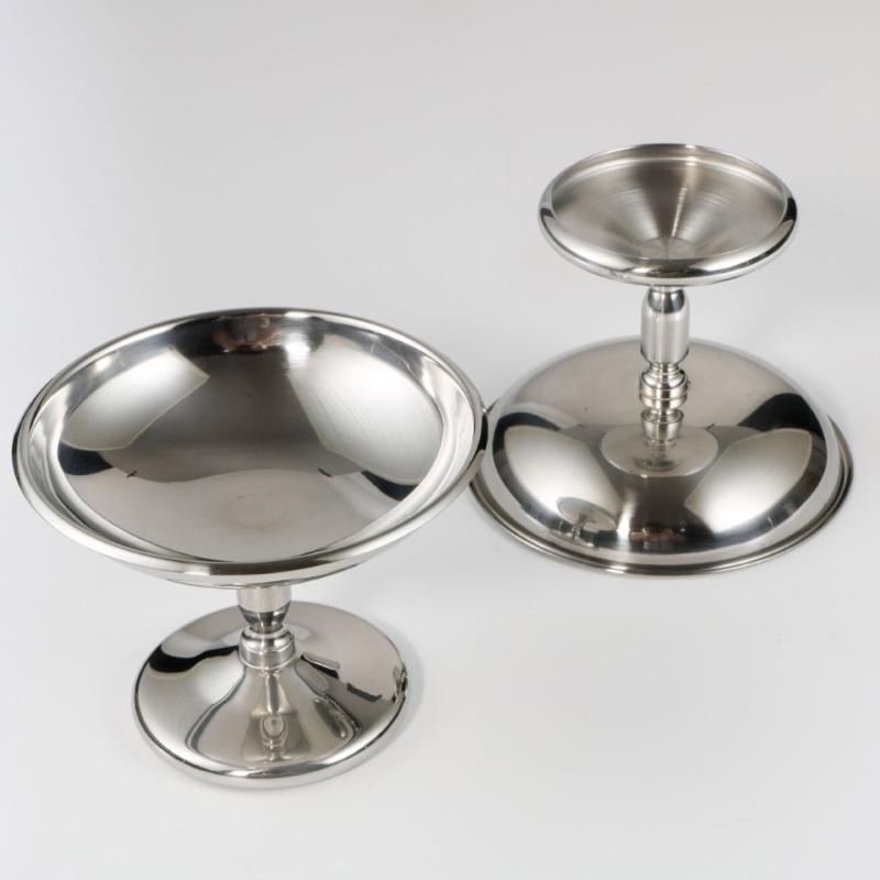 2 Stück 304 Edelstahl Dessertbecher Eisbecher Puddingbecher Dessertservierbecher Geeignet für Eis und Pudding