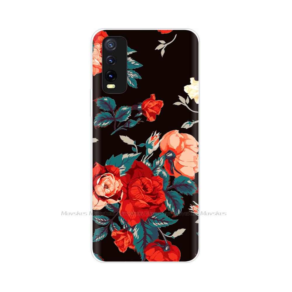 For Coque Vivo Y11s Case Soft Silicone Fundas Back Cover For Vivo Y11s V2027 V2029 Cute Phone Case For Vivo Y 11s TPU Bumper