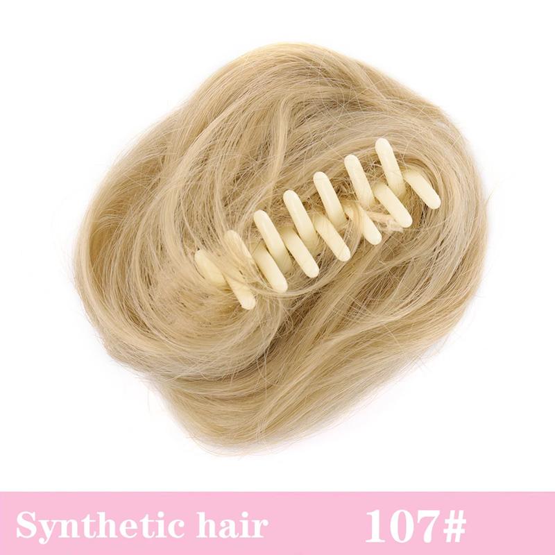 Міні Пучок Перуки Стиль Зачіска Пучок Нарощування Перука Недбалий Вушка Кішки Накладне Волосся Петля Затискач Стиль Пучок