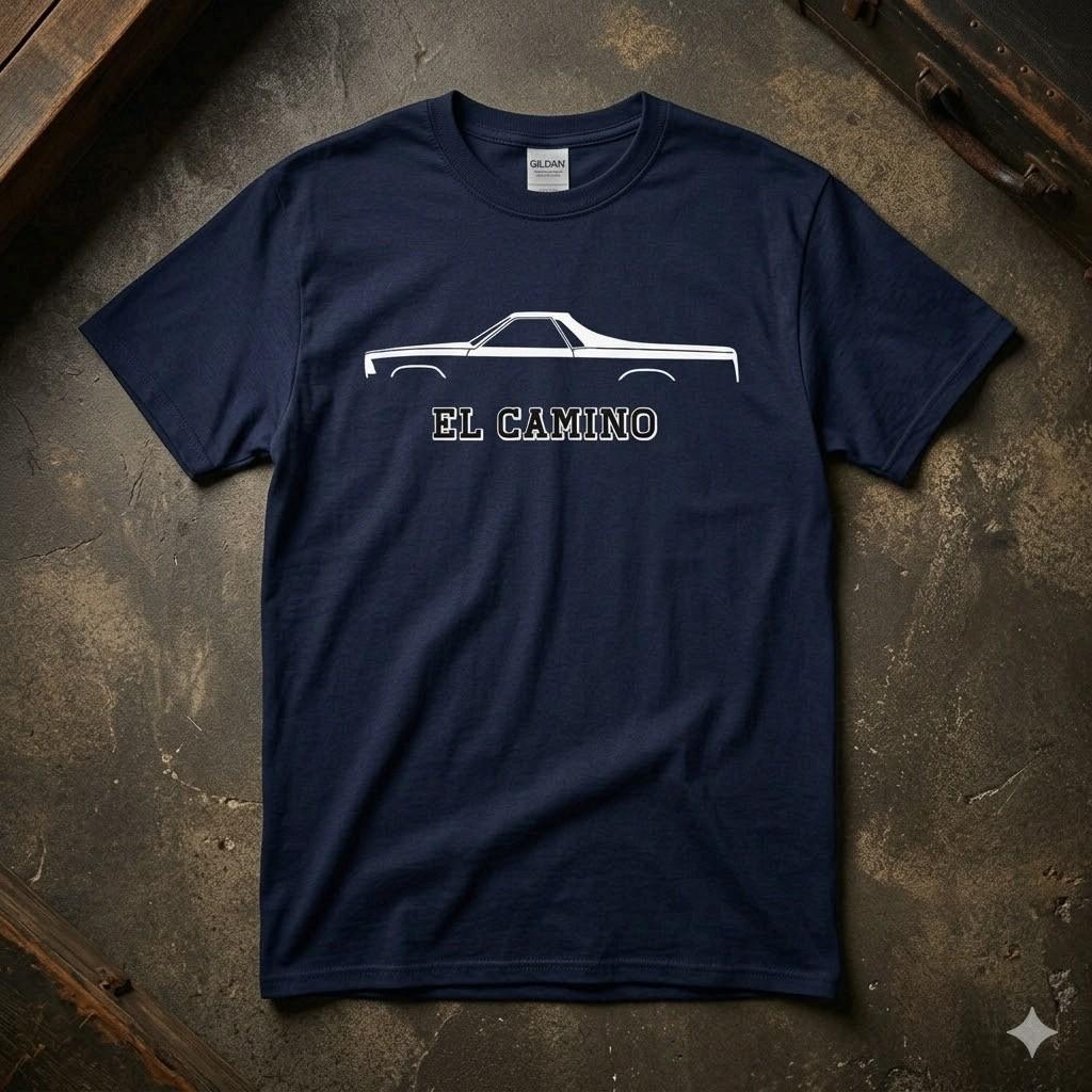 HOT!!! 1978-87 El Camino Shirt Old School Garage Tee Free Ship XL