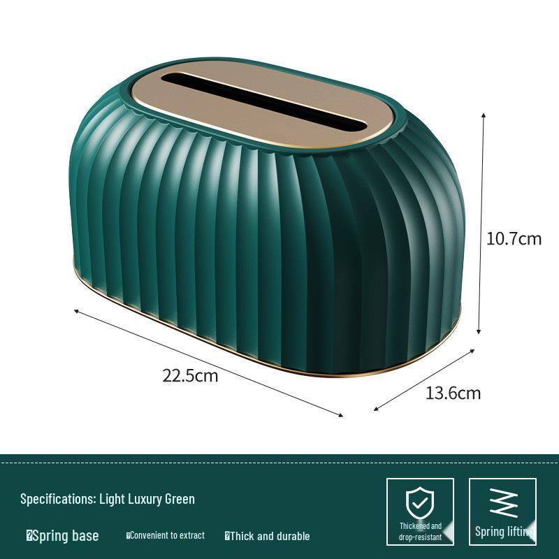 Elegant High-End Tissue Box for Bathroom, Living Room, or Hotel - Adds Luxury To Any Space.